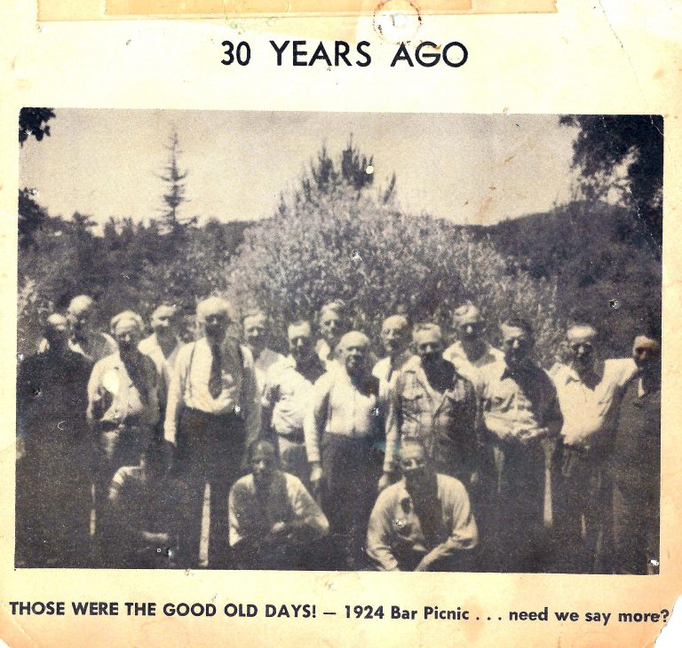 1924 bar picnic